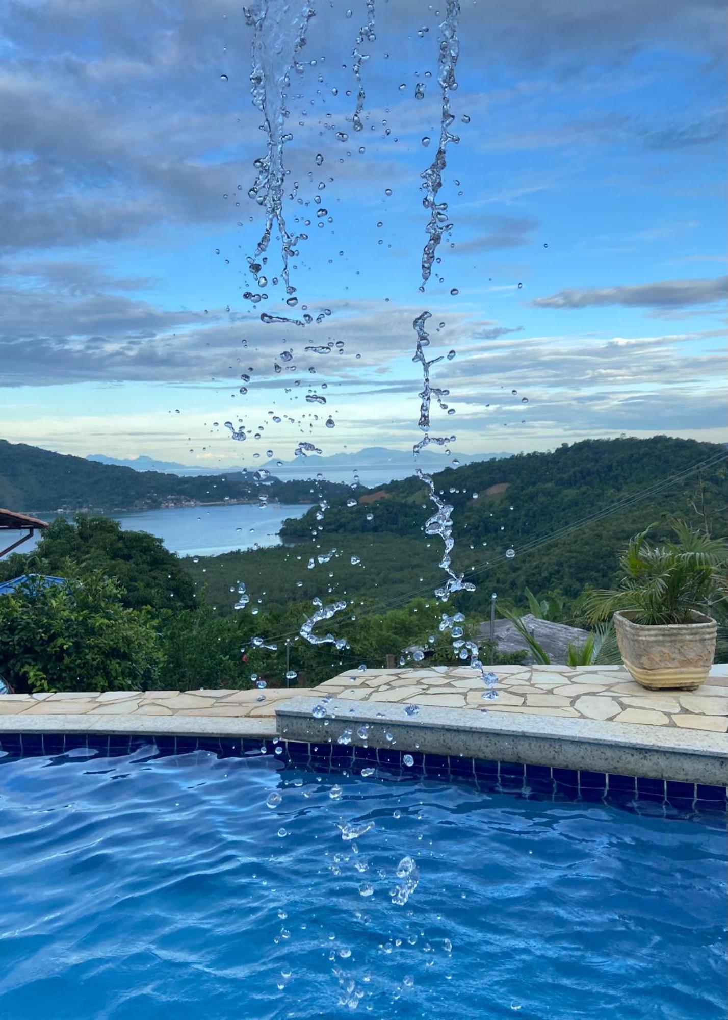 Casa Em Paraty, Piscina Com Vista Para O Mar Exteriör bild