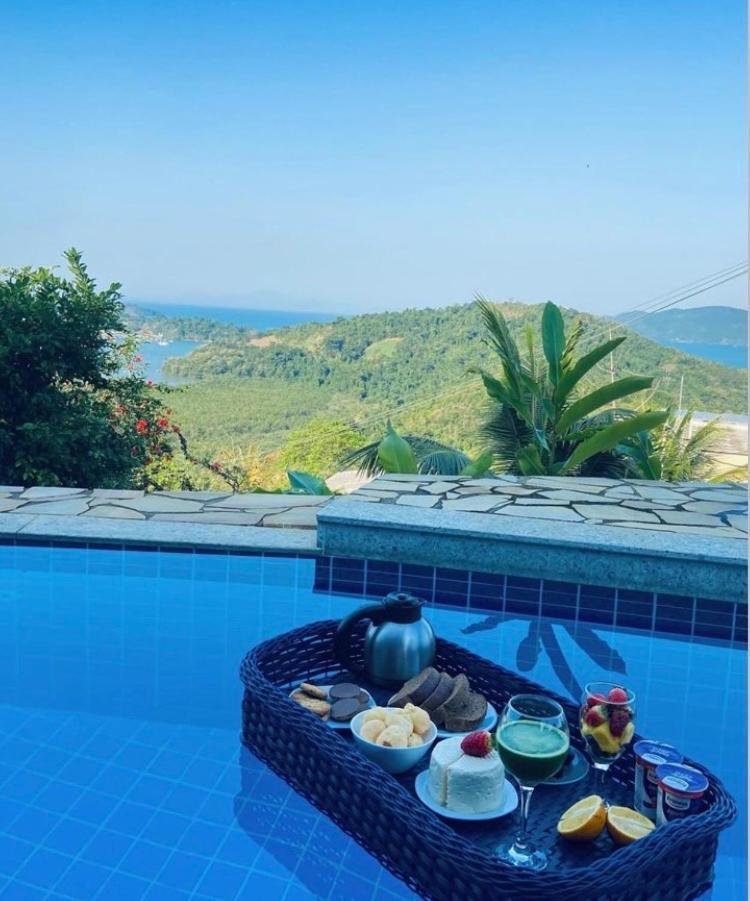 Casa Em Paraty, Piscina Com Vista Para O Mar Exteriör bild