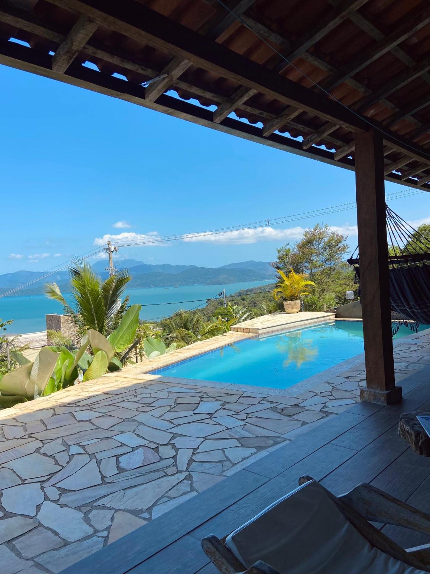 Casa Em Paraty, Piscina Com Vista Para O Mar Exteriör bild